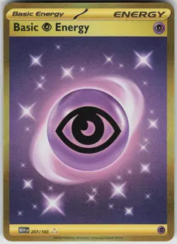 Pokemon Basic Psychic Energy - 207/165 SV: Scarlet & Violet 151 Hyper Rare NM - Image 1