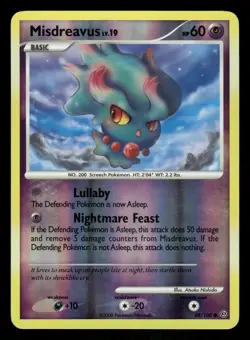 Pokemon Misdreavus Common Stormfront 68/100 LP Reverse Holo - Image 1