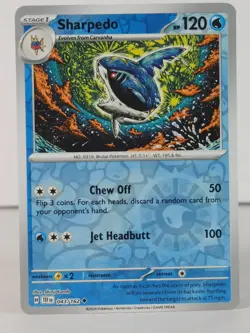 Sharpedo - Reverse Holo - Temporal Forces - 043/162 - singles - Pokemon TCG - Image 2