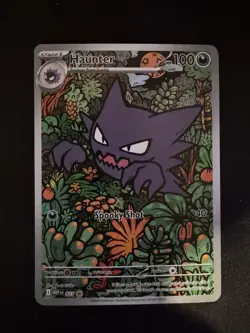 Pokemon Haunter Mega Evolution 027 Illustration Rare Holo Battle Deck Promo - Image 1