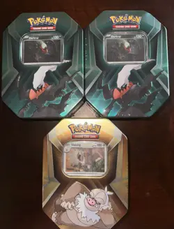 3x Pokemon Tins- 3 Packs per Tin - Darkrai & Slaking - SEALED SHIPS ASAP✈✈ - Image 1