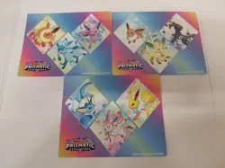 Pokemon TCG - Prismatic Evolutions - Tech Sticker Set - All 3 Sheets - Image 1