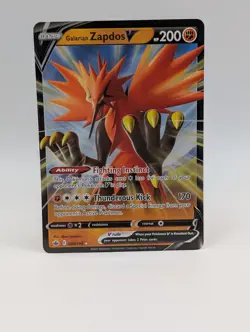 Galarian Zapdos V 080/198 Swsh06 - Pokemon Chilling Reign - Lightly Played Holo - Image 1