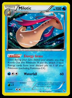 NM Milotic - #23/106 XY - Flashfire Holo Rare Pokemon - Image 1