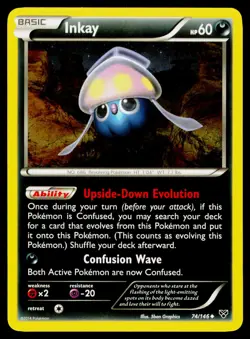 Inkay (74) Normal #74/146 Uncommon Pokemon XY Base Set LP - Image 1