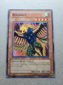 Birdface - SD8-EN009 - 1st Edition - YuGiOh-LP - Image 1