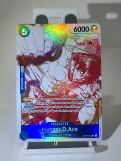 • Portgas.D.Ace • OP07-053 3rd Anniversary Treasure Event Holo One Piece TCG NM - Image 1