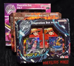 ONE PIECE CCG FACTORY SEALED ILLUSTRATION BOXES VOL. 4/5/6 - Image 1
