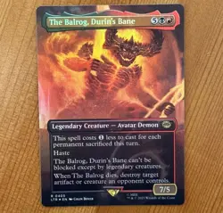 The Balrog, Durin's Bane, R 0405, NM, Foil, MTG, LotR, Lord Rings Non-Serialized - Image 2