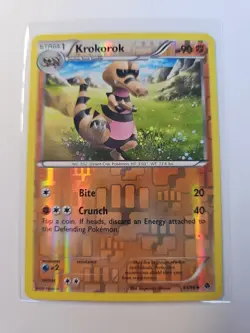 Krokorok 61/98 Rev Reverse Holo BW Emerging Powers Pokemon - Image 1