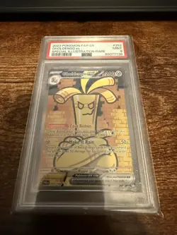 PSA 9 MINT Gholdengo ex 252/182 Paradox Rift SIR Holo Rare Pokemon Card - Image 4