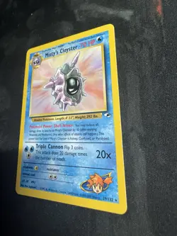 Pokemon TCG Misty's Cloyster Gym Heroes 29/132 Rare WOTC LP - Image 3
