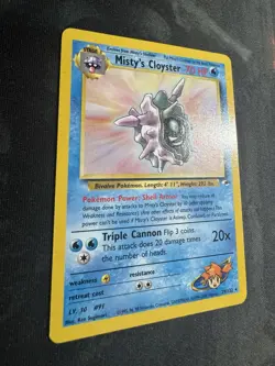 Pokemon TCG Misty's Cloyster Gym Heroes 29/132 Rare WOTC LP - Image 4
