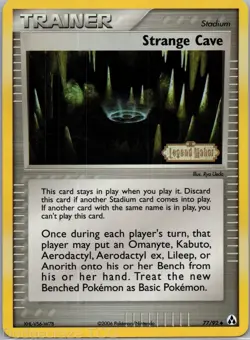 Strange Cave 77/92 Uncommon Legend Maker Pokemon Reverse Holo NM - Image 1