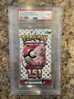 PSA 9 Mint Pokemon Scarlet & Violet 151 Sealed Foil Booster Pack English Graded - Image 1