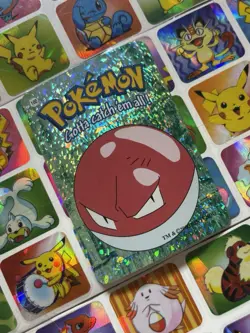 Pokemon 151 Vintage Pocket Monsters Vending HOLO Prism Sticker 2000 Nintendo - Image 1
