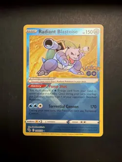 Radiant Charizard, Blastoise, and Venusaur From Pokemon Go TCG Set! All NearMint - Image 4