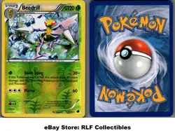 2013 Pokemon, B&W Plasma Freeze, #3/116 Beedrill, Reverse Holo Rare - Image 1