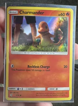 Charmander Holo - 4/18 - Detective Pikachu Pokemon 2019. - Image 1