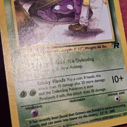 Pokemon 1999 Team Rocket 1st Edition: Grimer 57/82 - LP/MP - Image 2