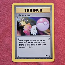Pokemon WOTC Gym Heroes: Sabrina's Gaze 125/132 - LP - Image 1