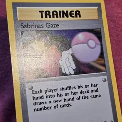 Pokemon WOTC Gym Heroes: Sabrina's Gaze 125/132 - LP - Image 2