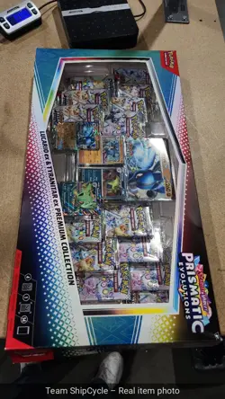 Factory Sealed Pokemon Prismatic Evolutions Lucario EX and Tyranitar E G2U - Image 2