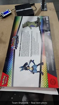 Factory Sealed Pokemon Prismatic Evolutions Lucario EX and Tyranitar E G2U - Image 5