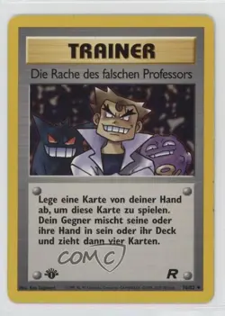 Imposter Oak's Revenge German 1st Ed. Pokemon Team Rocket #76 2000 - Image 1