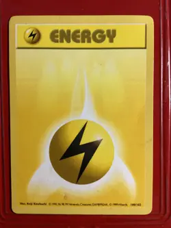 LIGHTNING ENERGY - 100/102 - Base Set - Pokemon - Image 1