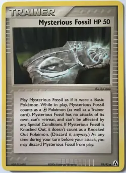 POKEMON MYSTERIOUS FOSSIL 79/92 EX LEGEND MAKER COMMON NEAR MINT - Image 1