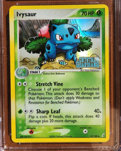 Ivysaur 35/100 EX Crystal Guardians Reverse Holo Pokemon CGC 9.5 Gem Mint - Image 2