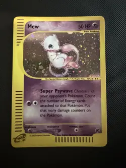 Pokemon Mew Expedition Holo Rare #19 NM-LP - Image 1