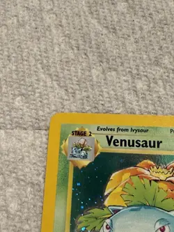 Pokemon Venusaur Base Set 2 18/130 Holo Rare LP - Image 4
