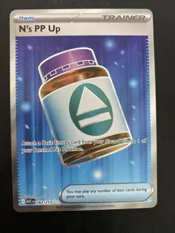 N's PP Up 262/217 Full Art Ultra Rare Pokemon Ascended Heroes ENGLISH NM - Image 1