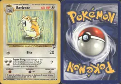 RATICATE 58/130 UNCOMMON BASE SET 2 POKEMON MP - Image 1