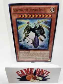 YuGiOh Sephylon, the Ultimate Time Lord JUMP-EN054 Limited Edition Ultra Rare LP - Image 1