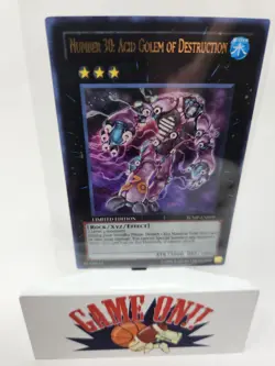YuGiOh Number 30 Acid Golem Destruction JUMP-EN059 Limited Edition Ultra Rare NM - Image 1
