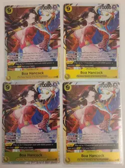 4x Boa Hancock SR OP14-112 PLAYSET - The Azure Sea's Seven - One Piece English - Image 1