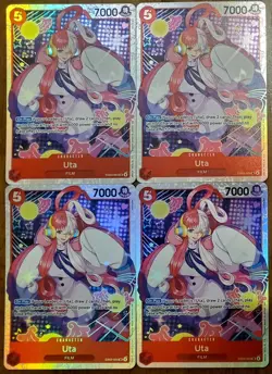 4X Uta EB03-003 Extra Booster: One Piece Heroines Edition SR Playset - Image 1