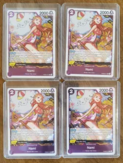 One Piece PRB02 Nami English Playset PRB02-012 4 Card Premium Set Best Vol.2 - Image 1