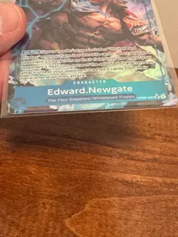 Edward Newgate OP08-043 Parallel Alt Art SR Two Legends ONE PIECE NM English - Image 3