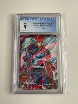 Ghastly Malice Demigra #BT4-098 DBZ Super TCG Card Game CGC 9 - Image 1
