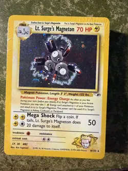 Lt. Surge's Theme Deck Pokemon Card Wotc Box opened, cards sealed - Image 3