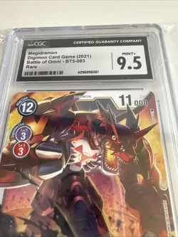 Megidramon #BT5-083 CGC Graded Digimon Trading Card Game TCG Rare - Image 4