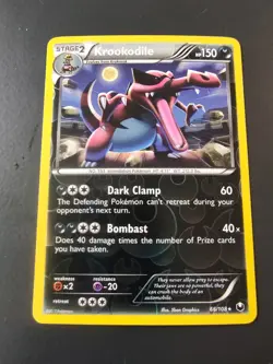 Krookodile 66/108 Dark Explorers Reverse Holo Pokemon Card - Image 1