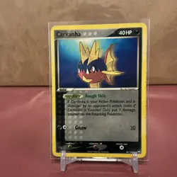 Pokemon Carvanha Power Keepers 47/108 Common Regular 40 HP English TCG Card - Image 1