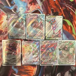 Pokemon VMax Foil Card Lot 7 Cards Lapras Butterfree Gardevoir Dragapult - Image 1