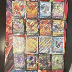 Pokemon V Full Art Foil Lot 16 Cards Charizard Scizor Lapras - Image 1