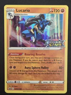 Lucario SWSH186 SWSH: Sword & Shield Promo Cards Holo - Image 1